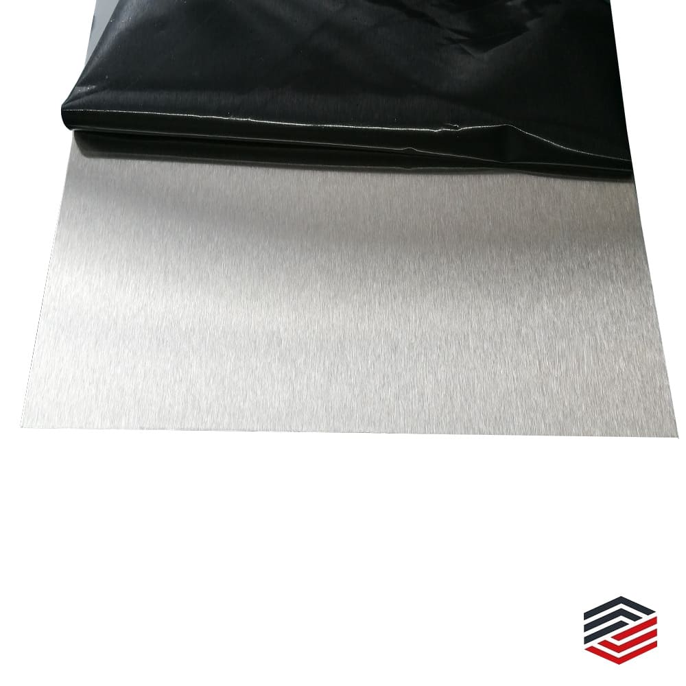 Edelstahlblech V2A K240 - Geschliffenes Blech Für Deko & Handwerk